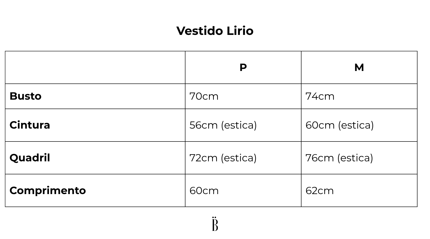 Medidas da Peça